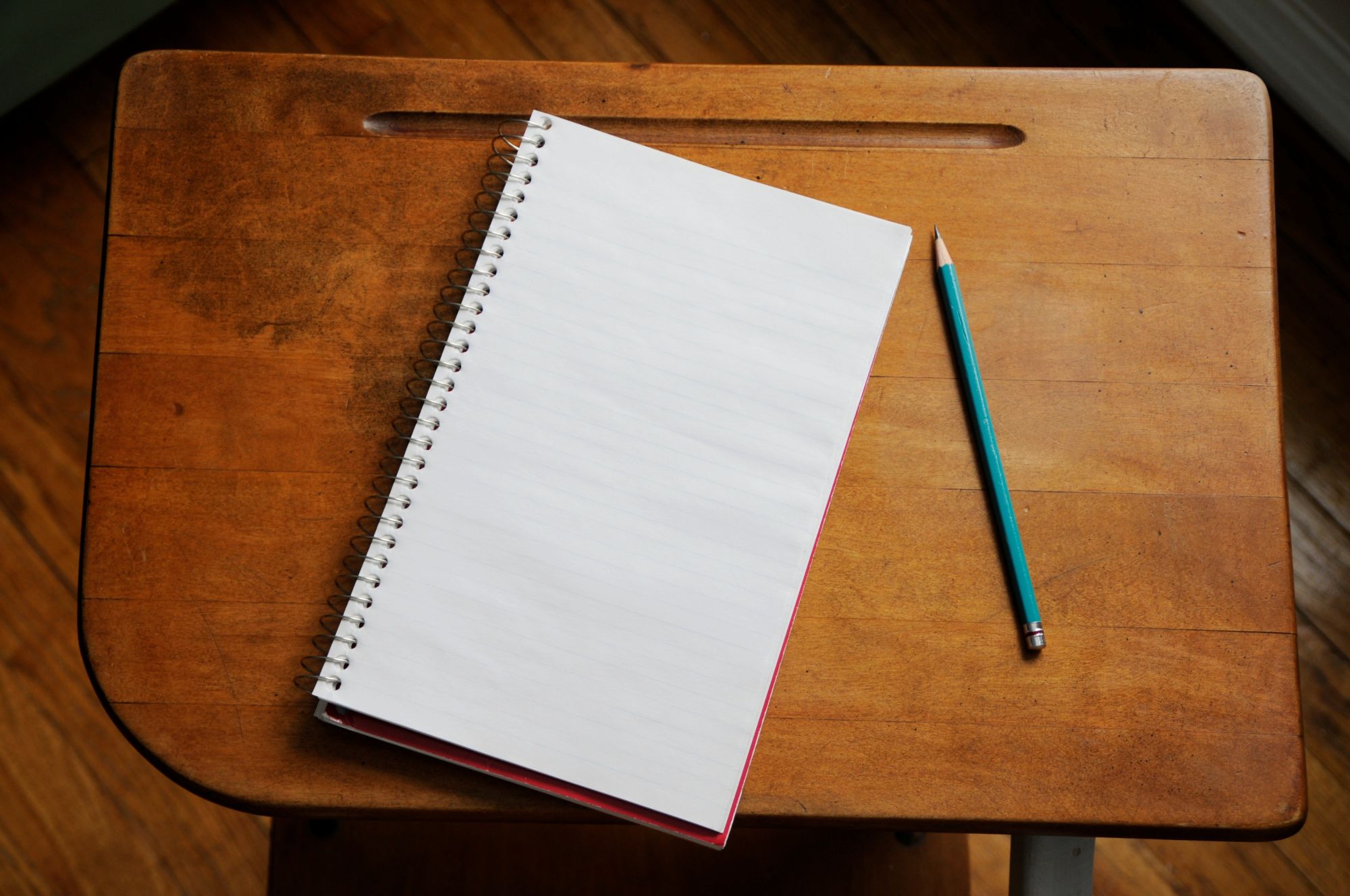 desk and paper