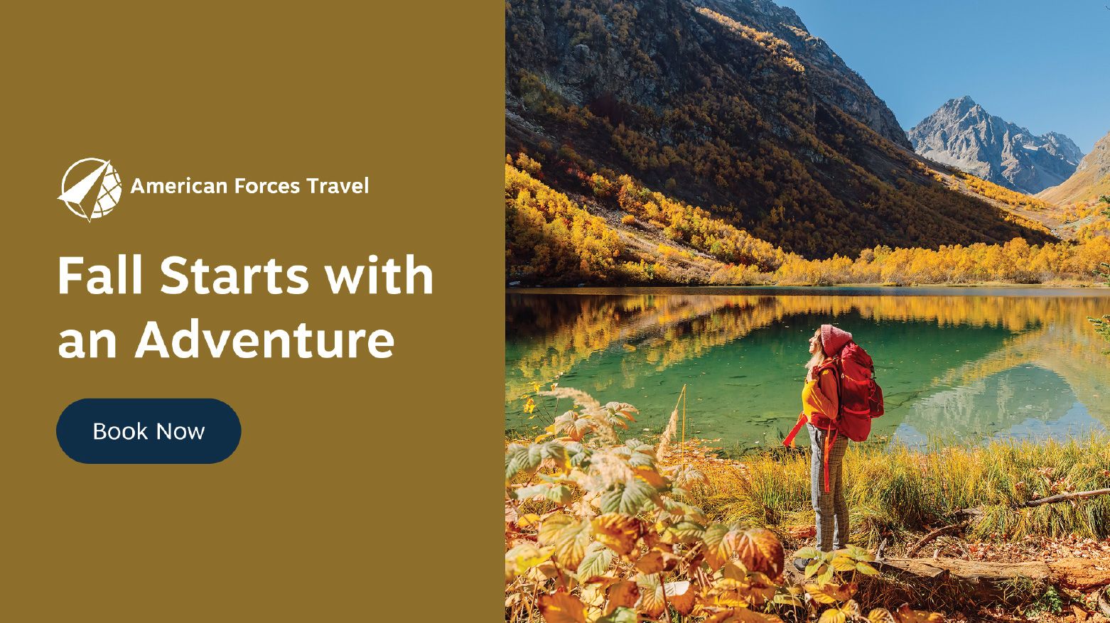 Fall Adventure near lake